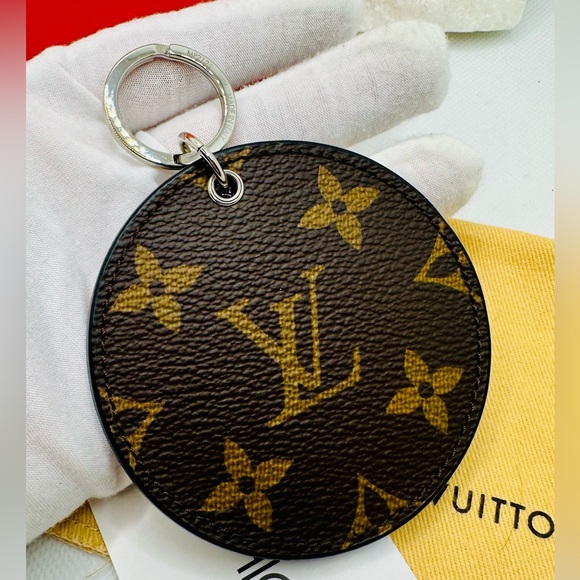 EUC Louis Vuitton Monogram Canvas Corduroy Patchwork Bag Charm - Picture 11 of 16